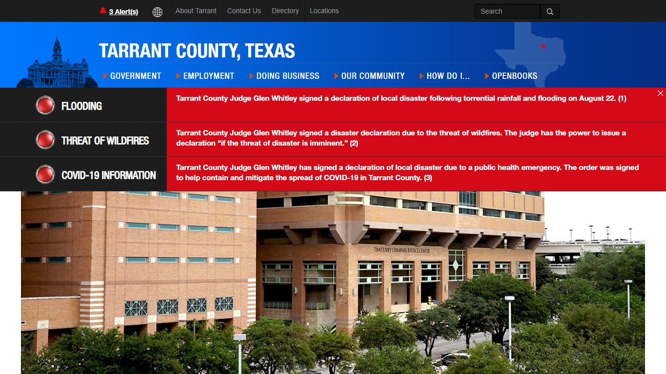 About the Criminal Courts - Tarrant County TX